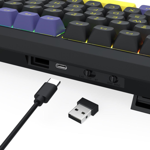 REDRAGON Glintstone K725LBY-RGB-PRO klawiatura Czarny-25756637