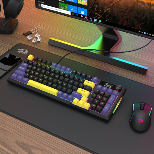 REDRAGON Glintstone K725LBY-RGB-PRO klawiatura Czarny-25756644