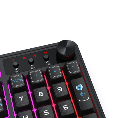 REDRAGON K526BB-WL klawiatura Czarny-25756664
