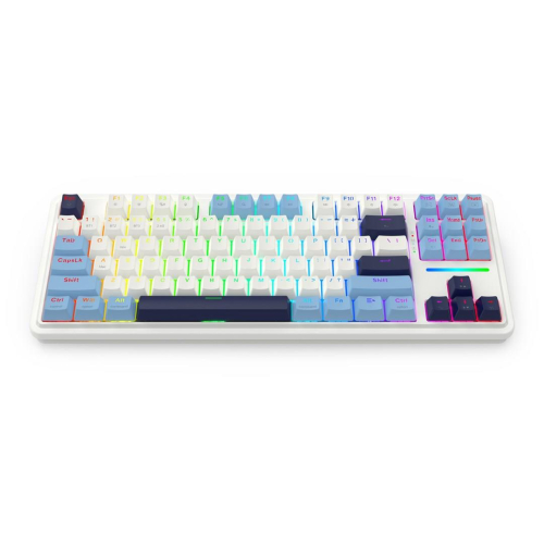 REDRAGON K728WBB-RGB-PRO Antonium Pro klawiatura USB + RF Wireless + Bluetooth Biały, Niebieski-25756729