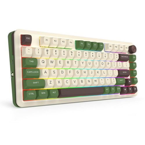 REDRAGON K681CGC-RGB-PRO Cyrus klawiatura USB + RF Wireless + Bluetooth Biały, Zielony-25756808