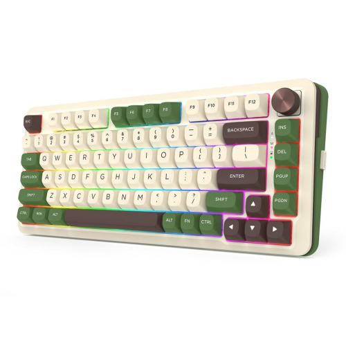 REDRAGON K681CGC-RGB-PRO Cyrus klawiatura USB + RF Wireless + Bluetooth Biały, Zielony-25756809
