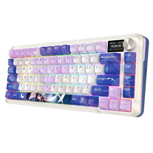 REDRAGON K708AK-RGB-PRO FLEKACT klawiatura USB + RF Wireless + Bluetooth Biały-25756820
