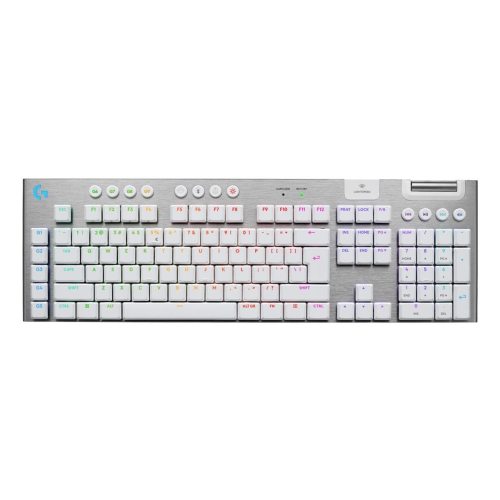 Logitech G G915 X Lightspeed klawiatura Gaming USB + RF Wireless + Bluetooth QWERTY Amerykański międzynarodowy Biały