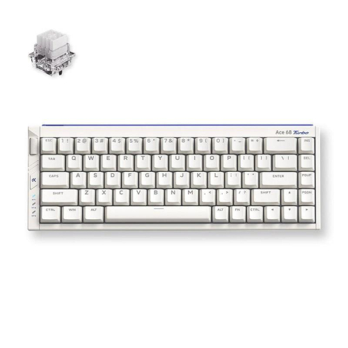 MCHOSE MC-ACE68TURBO-6 klawiatura Gaming USB Biały-25756948