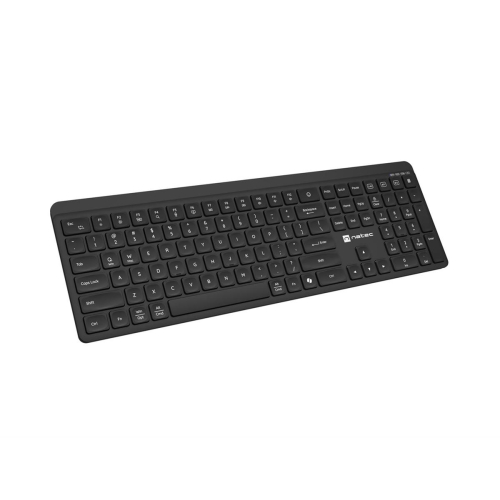 NATEC KLAWIATURA TANG US BEZPRZEWODOWA BT + 2.4GHZ CICHA SLIM CZARNA-25756977