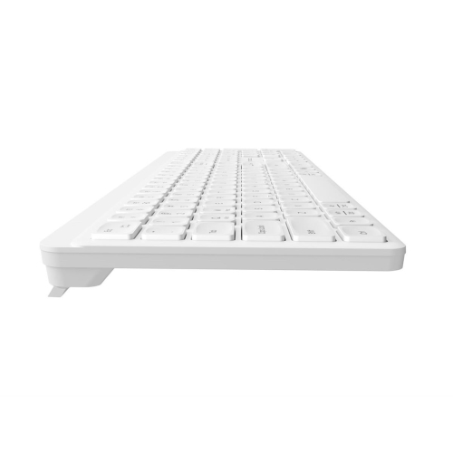 NATEC KLAWIATURA TANG US BEZPRZEWODOWA BT + 2.4GHZ CICHA SLIM BIAŁA-25756988