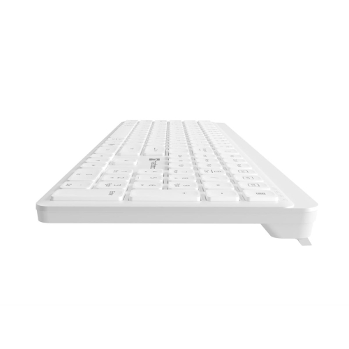 NATEC KLAWIATURA TANG US BEZPRZEWODOWA BT + 2.4GHZ CICHA SLIM BIAŁA-25756989
