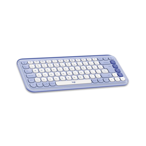 Logitech Pop Icon Combo klawiatura Dołączona myszka Uniwersalne Bluetooth QWERTY Turecki Liliowy, Biały-25757062