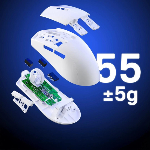 REDRAGON M918W & K1NG PRO MAX & Biały myszka RF Wireless + Bluetooth + USB Type-C-25757670