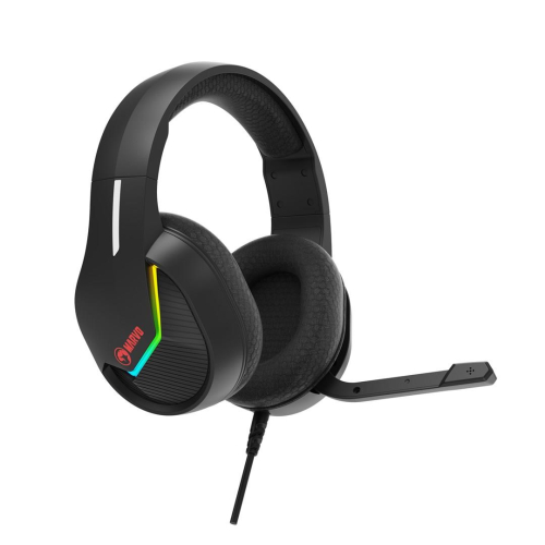 Marvo H8618 Zestaw słuchawkowy Przewodowa Opaska na głowę Gaming USB Typu-A Czarny-25758314