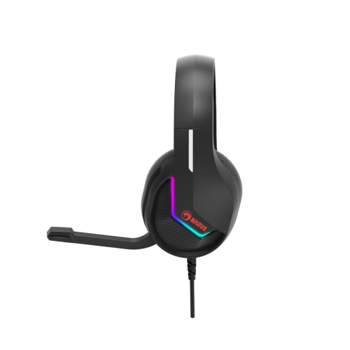 Marvo H8618 Zestaw słuchawkowy Przewodowa Opaska na głowę Gaming USB Typu-A Czarny-25758317