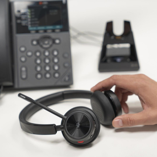 HP Poly Zestaw słuchawkowy Poly Voyager 4320-M + kabel USB-A na USB-C + adapter BT700-25758455