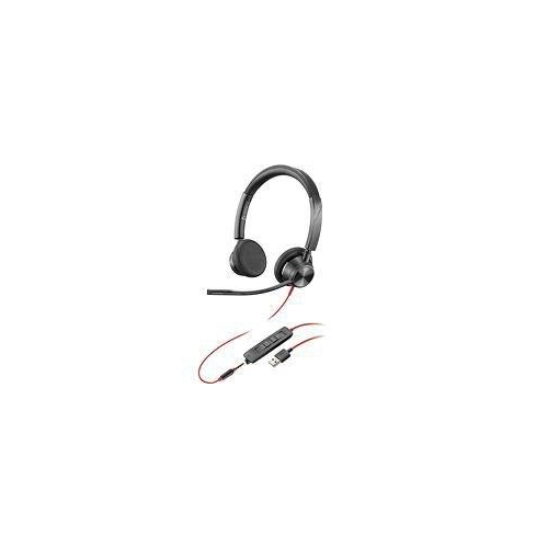 Słuchawki Poly Blackwire 3315 USB-A Czarny