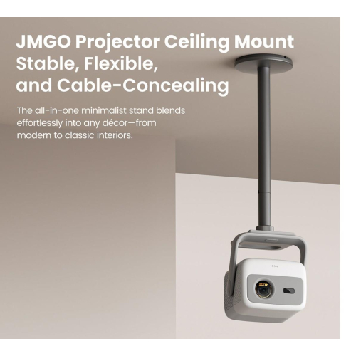 JmGO Ceiling Mount uchwyt do montażu projektora Sufit Szary-25776677