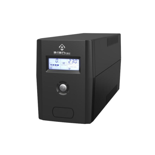 Zasilacz awaryjny UPS 800VA/480W, 220V/50Hz, obudowa Tower, LCD, 2×CEE 7/3, USB, akumulator VRLA 1×9Ah, kabel USB A-B 1.2 m, kabel zasilający CEE 7/7