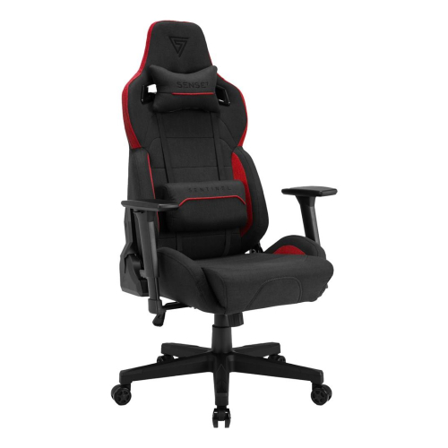 SENSE7 Sentinel Fotel dla gracza Tapicerowane siedzisko Czarny, Czerwony-25797946