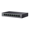 TP-Link LiteWave LS108GP przełącznik sieciowy Nie zarządzany Gigabit Ethernet (10/100/1000) Obsługa PoE Czarny-25801