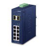 PLANET IP30 Industrial L2/L4 8-Port switch zarządzalny L2/L4 Gigabit Ethernet (10/100/1000) Niebieski-25802255