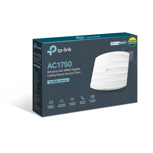 TP-Link EAP245 punkt dostępowy WLAN 1300 Mbit/s Biały Obsługa PoE-25800599