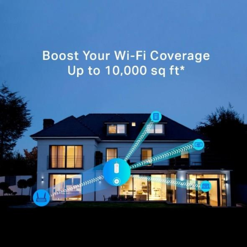 TP-Link RE450 przedłużacz sieciowy Nadajnik sieciowy Biały 10, 100, 1000 Mbit/s-25800978