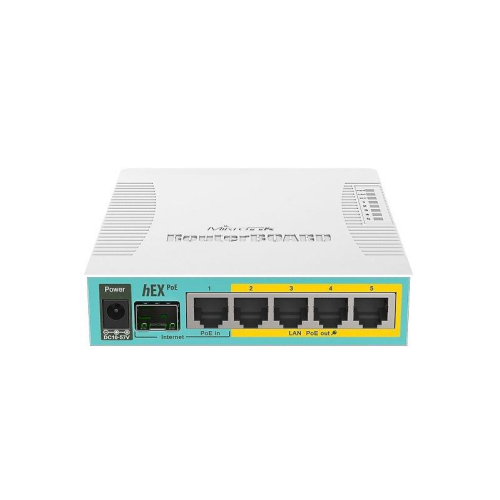 Mikrotik hEX PoE router Biały-25801521