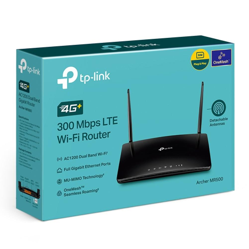 TP-Link Archer MR500 router bezprzewodowy Gigabit Ethernet Dual-band (2.4 GHz/5 GHz) 4G Czarny-25801687