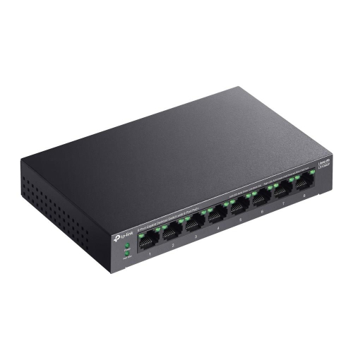 TP-Link LiteWave LS108GP przełącznik sieciowy Nie zarządzany Gigabit Ethernet (10/100/1000) Obsługa PoE Czarny-25801
