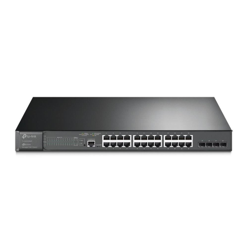 TP-Link JetStream TL-SG3428MP przełącznik sieciowy Zarządzany L2+ Gigabit Ethernet (10/100/1000) Obsługa PoE 1U Czar