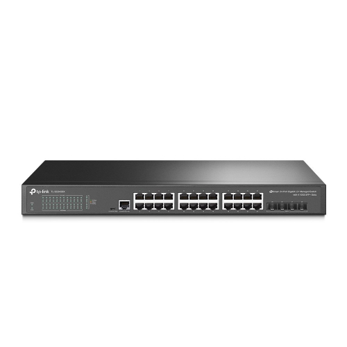 TP-Link JetStream TL-SG3428X przełącznik sieciowy Zarządzany L2+/L3 Gigabit Ethernet (10/100/1000) 1U Czarny-25802270