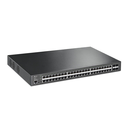 TP-Link JetStream TL-SG3452XP przełącznik sieciowy Zarządzany L2+ Gigabit Ethernet (10/100/1000) Obsługa PoE 1U Czar