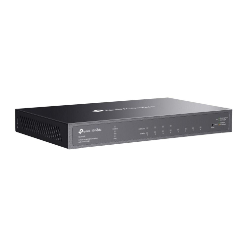 TP-Link Omada TL-SG2008P Zarządzany L2/L2+ Gigabit Ethernet (10/100/1000) Obsługa PoE Czarny-25802390