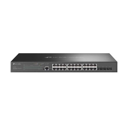 TP-Link Omada SG3428MP przełącznik sieciowy Zarządzany L2+ Gigabit Ethernet (10/100/1000) Obsługa PoE 1U Czarny