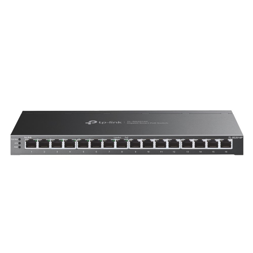 TP-Link JetStream TL-SG2016P przełącznik sieciowy L2/L3/L4 Gigabit Ethernet (10/100/1000) Obsługa PoE Czarny