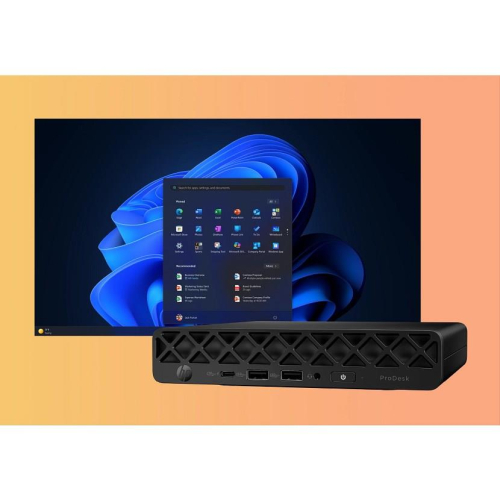 HP ProDesk 4 G1i AI PC Intel Core Ultra 5 225T 16 GB DDR5-SDRAM 512 GB SSD Windows 11 Pro Mini PC Czarny-25804535