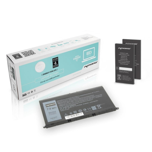 Bateria Movano do notebooka Dell Inspiron 15 (7557), 15 (7559), 357F9 (10.8V-11.1V) (6600 mAh)