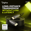Kabel połączeniowy hybrydowy DisplayPort AOC DP-DP M/M DP 2.1 8K@120Hz 54Gbps UHBR13.5, 4K@240Hz, z zatrzaskami, czarn