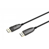 Kabel połączeniowy hybrydowy DisplayPort AOC DP-DP M/M DP 2.1 8K@120Hz 54Gbps UHBR13.5, 4K@240Hz, z zatrzaskami, czarny 70m
