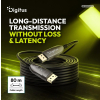 Kabel połączeniowy hybrydowy DisplayPort AOC DP-DP M/M DP 2.1 8K@120Hz 54Gbps UHBR13.5, 4K@240Hz, z zatrzaskami, czarn