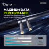 Kabel połączeniowy hybrydowy DisplayPort AOC DP-DP M/M DP 2.1 8K@120Hz 54Gbps UHBR13.5, 4K@240Hz, z zatrzaskami, czarn