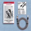 ADE-CM15 USB-C Gigabit Ethernet adapter z zintegrowanym kablem sieciowym CAT6 RJ-45 1.5 m-25907193