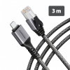 ADE-CM30 USB-C Gigabit Ethernet adapter z zintegrowanym kablem sieciowym CAT6 RJ-45 3 m