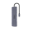 UNITEK HUB USB-C 11W1 2X 4K30HZ RJ45 PD 100W SD-25952147