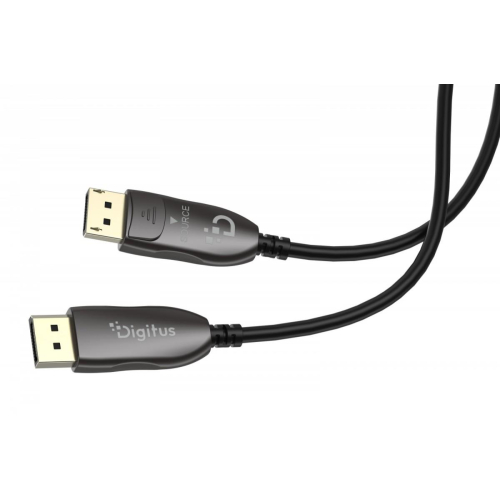 Kabel połączeniowy hybrydowy DisplayPort AOC DP-DP M/M DP 2.1 8K@120Hz 54Gbps UHBR13.5, 4K@240Hz, z zatrzaskami, czarn