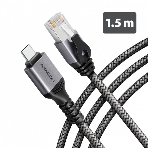 ADE-CM15 USB-C Gigabit Ethernet adapter z zintegrowanym kablem sieciowym CAT6 RJ-45 1.5 m