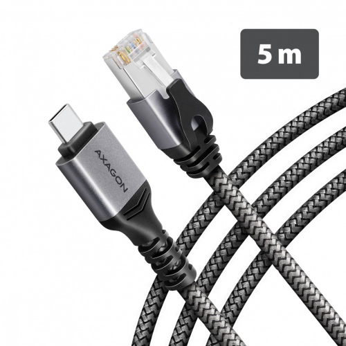 ADE-CM50 USB-C Gigabit Ethernet adapter z zintegrowanym kablem sieciowym CAT6 RJ-45 5 m