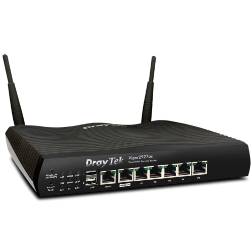 DrayTek Vigor2927ac router bezprzewodowy Gigabit Ethernet Dual-band (2.4 GHz/5 GHz) 4G Czarny-25929936