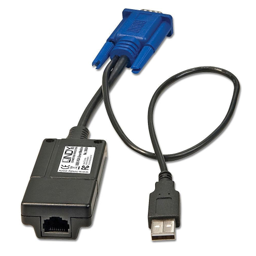 Moduł I/O KVM USB & VGA LINDY 39634