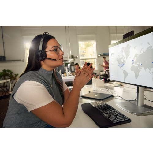 Zestaw słuchawkowy POLY Voyager Focus 2 USB-C-C z przejściówką USB-C/A i podst. ładującą-25935182