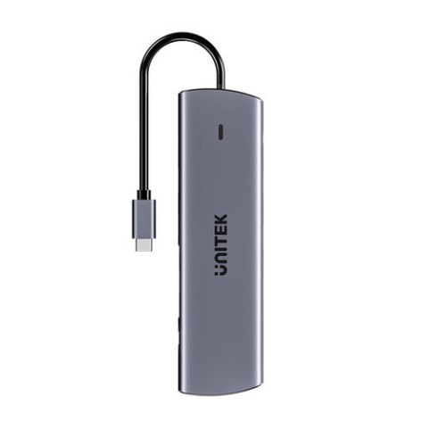 UNITEK HUB USB-C 11W1 2X 4K30HZ RJ45 PD 100W SD-25952146